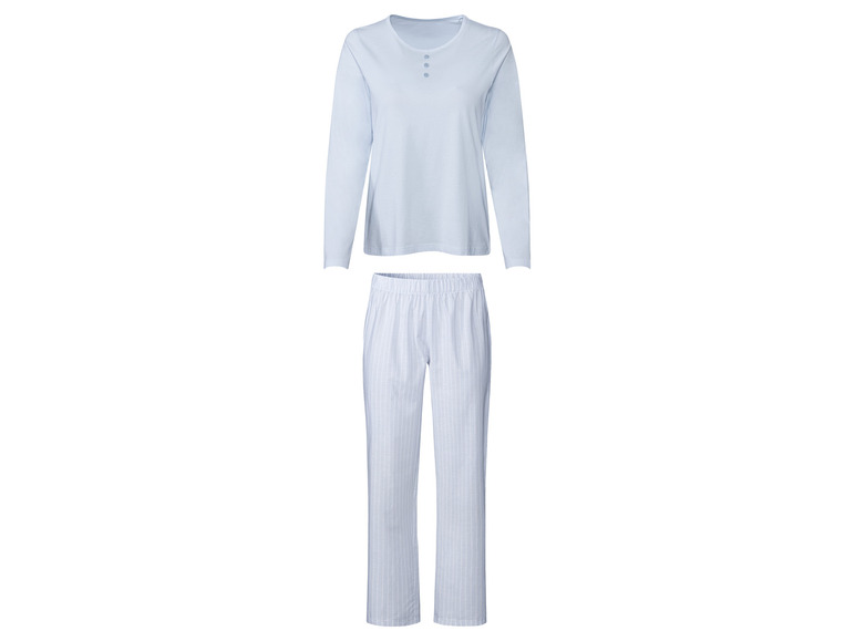 esmara Dames pyjama (L (44-46), Blauw)