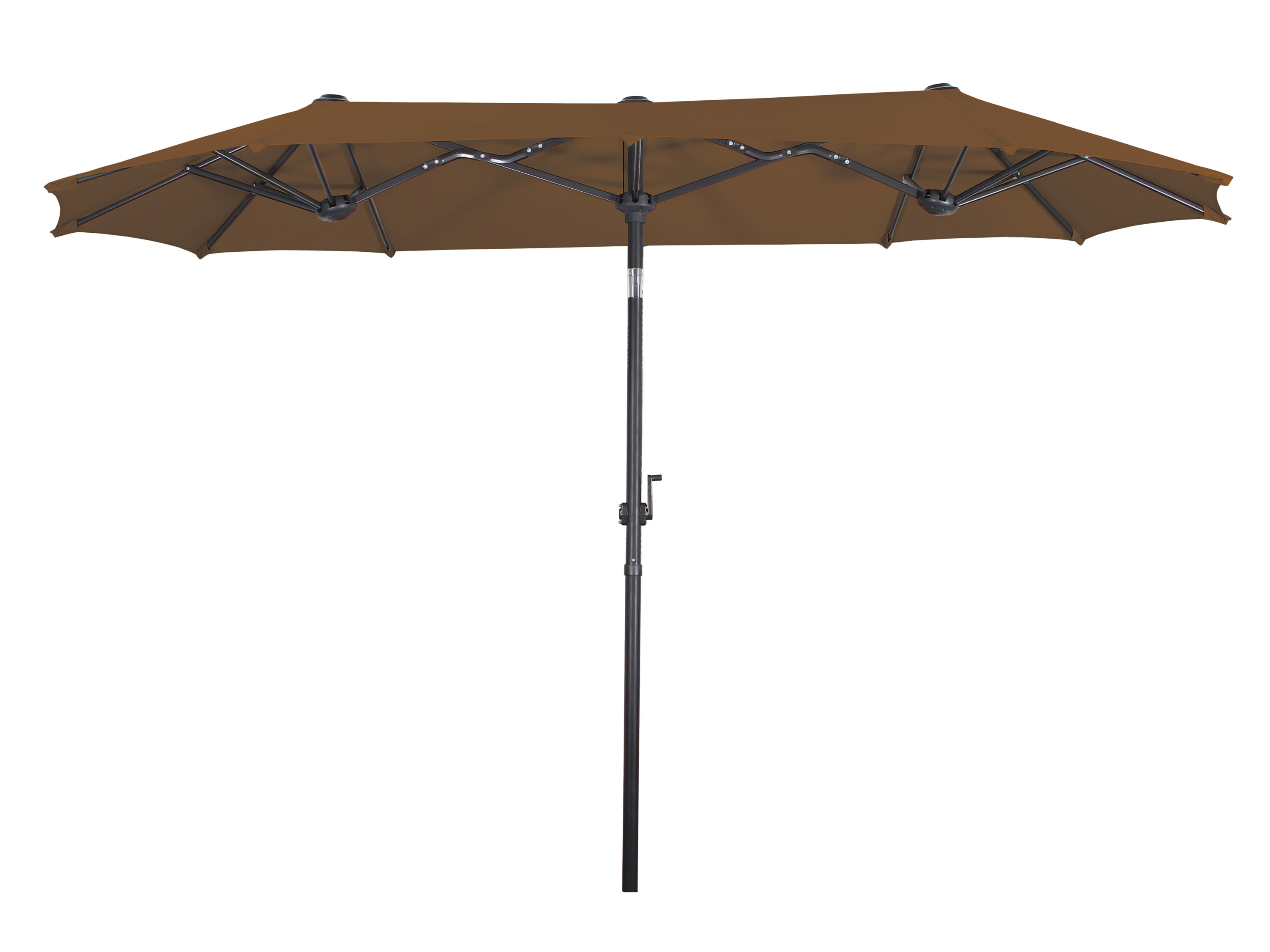 Schneider Parasol Viento (300 x 150 cm, Mokka)