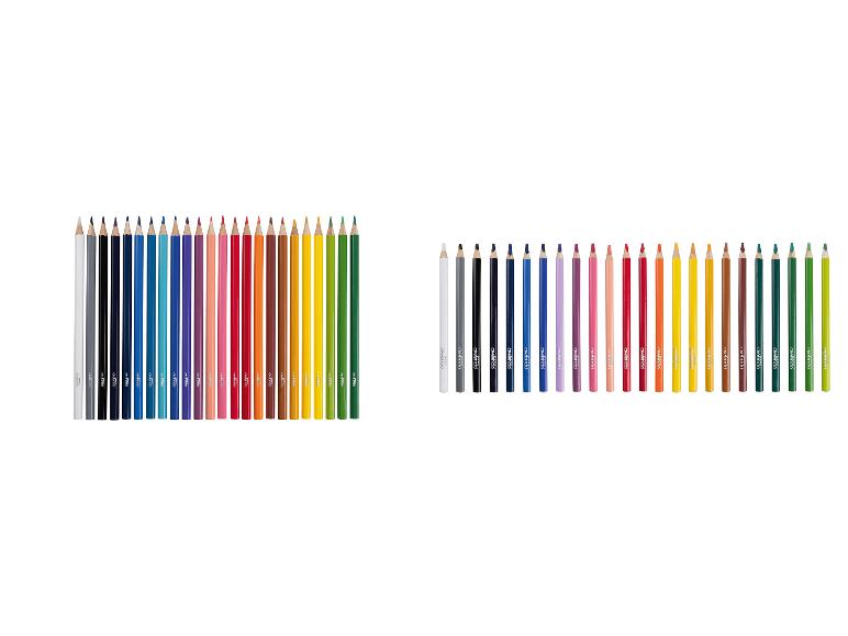 Crelando kleurpotloden: een set met felle en pasteltinten.