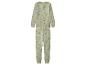 Kinderpyjamaset saliegroen met smiley-opdruk