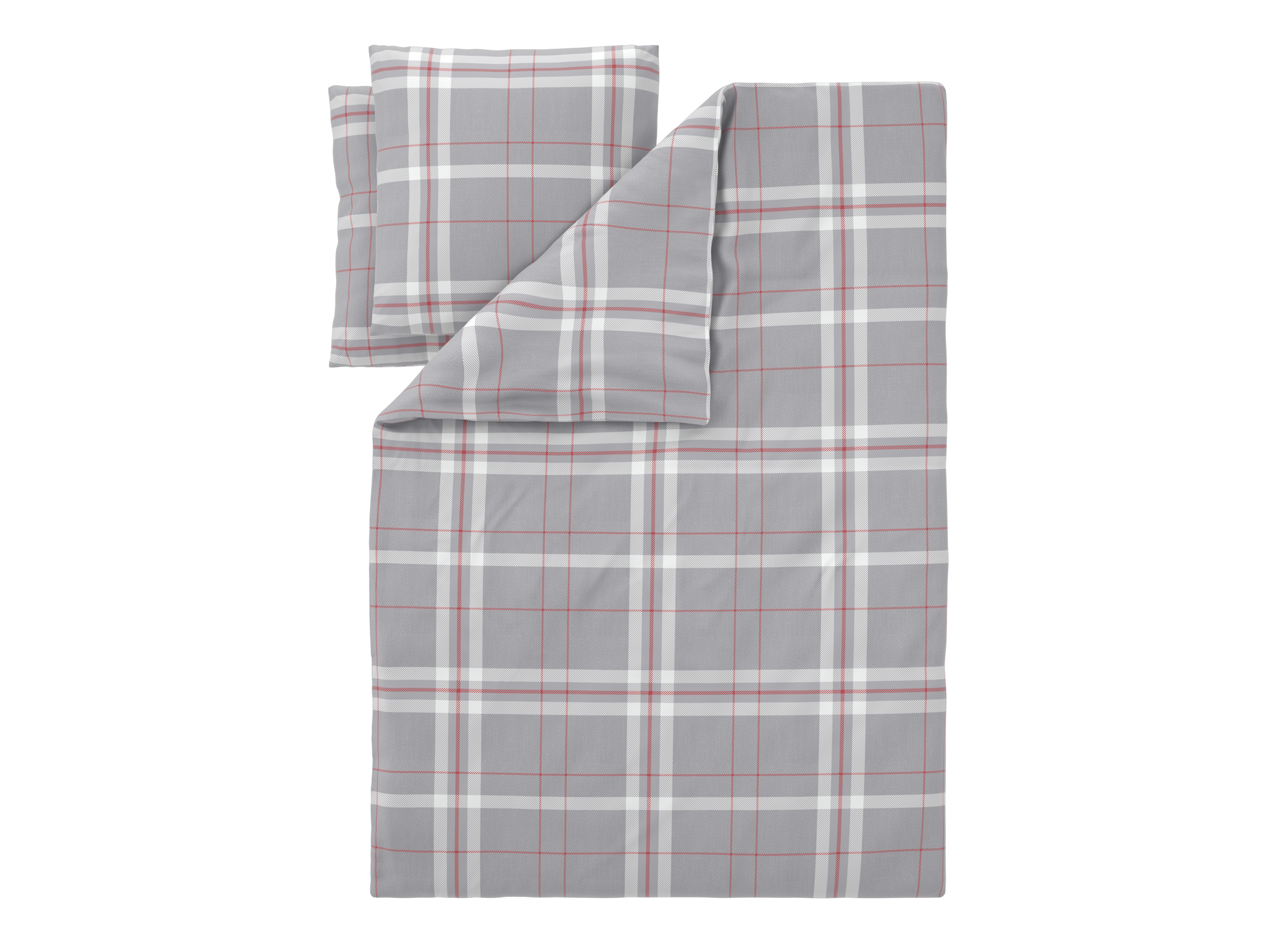 LIVARNO Fleece dekbedovertrek 200 x 200 cm (Geruit)