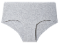 Grijze katoenen onderbroek.