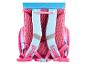 Roze en lichtblauwe kinderrugzak met sterretjes.