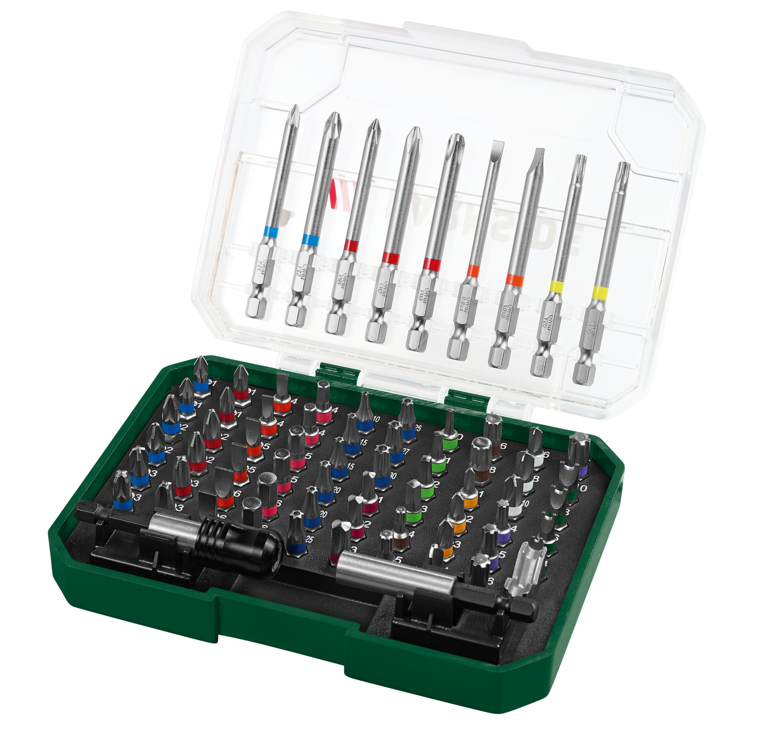 PARKSIDE Bitset of bit- en doppenset (71 stuks met speciale bitjes)