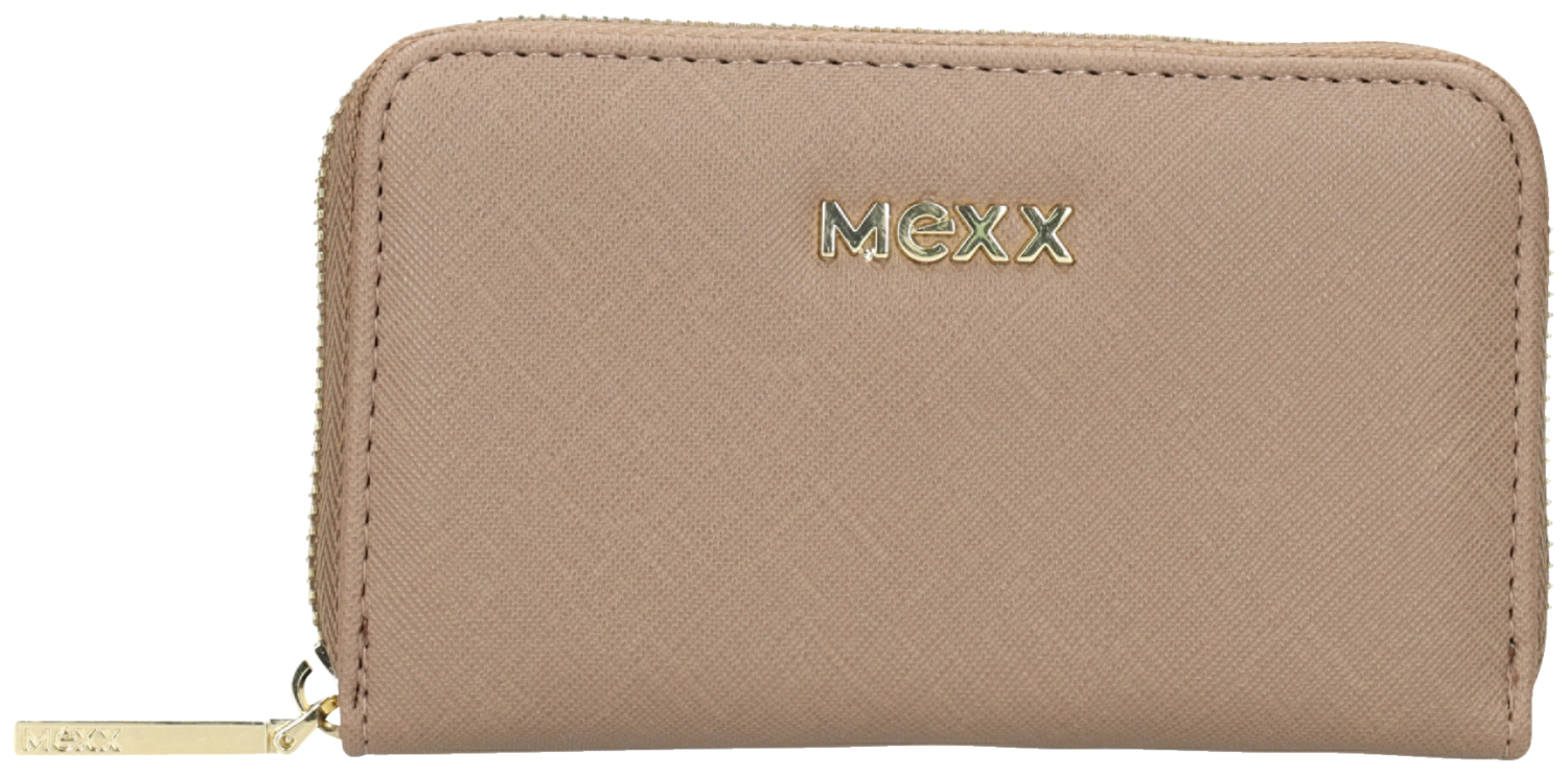 MEXX Portemonnee (cognac-structuur)
