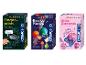 Drie wetenschapskits: vingerafdrukken, stuiterende planeten en glitterdiamanten.