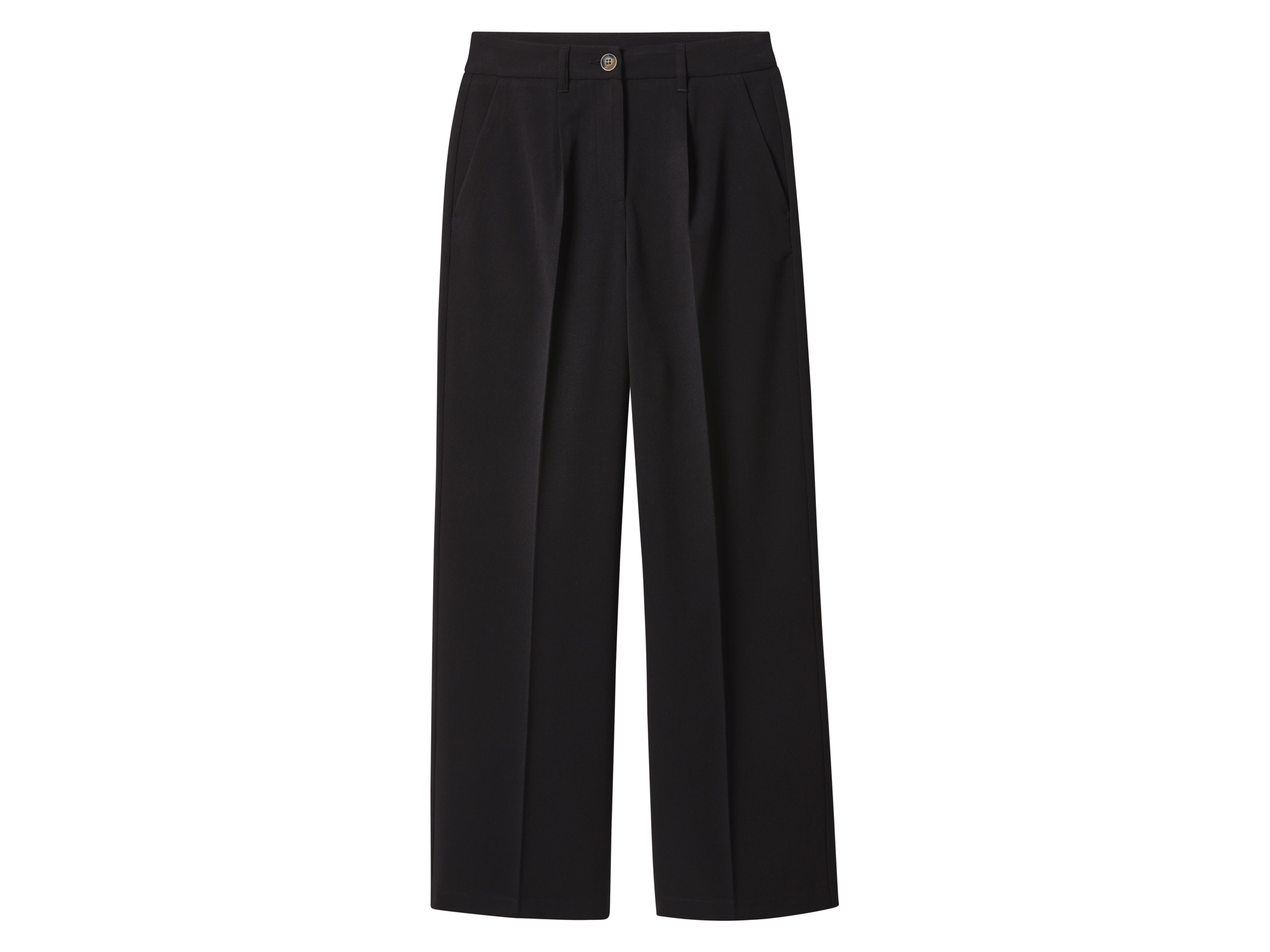 esmara Dames broek - Wide leg (Zwart, 38) afbeelding