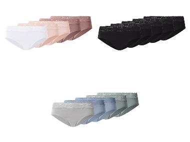 esmara® Set van 5 dames hipsters