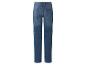 Blauwe denim jeans, achterkant