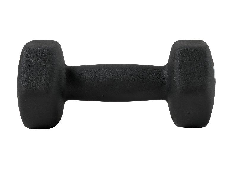 Zwarte halter met vast gewicht op een witte achtergrond