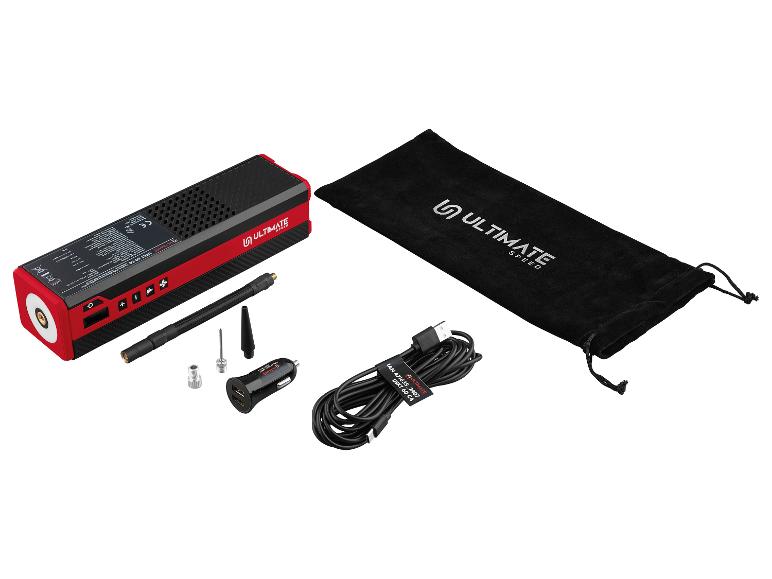 Ultimate Speed compressor, accessoires en hoesje.