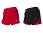 Crivit shorts in rood en zwart.