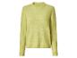 Limoengroene gebreide trui met lange mouwen