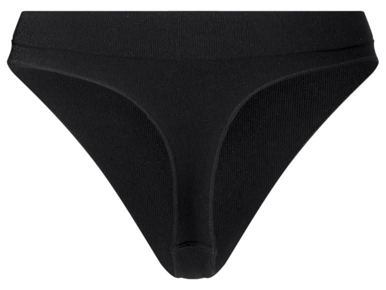 Zwarte herenstring van geribde stof