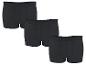 Verpakking van drie zwarte herenboxershorts