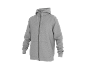 Grijze hoodie met rits voor heren