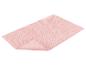 Roze badmat, zachte textuur.