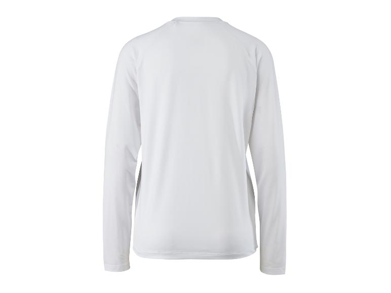 Wit shirt met lange mouwen, achteraanzicht