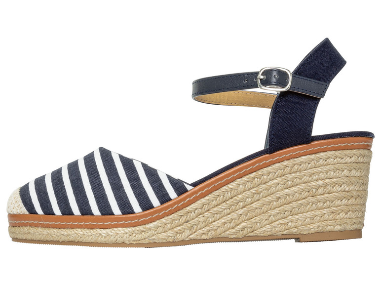 Ga naar volledige schermweergave: esmara® Dames sleehak-sandaal, zomerse bast-look - afbeelding 7