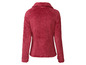 Een roze fleecejack voor dames.