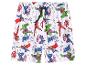 Witte shorts met superheldenprints en de tekst 'Avengers Assemble'.