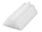 Een stapel witte lijmsticks voor een lijmpistool.