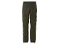 Groene cargo broek met riemlussen.