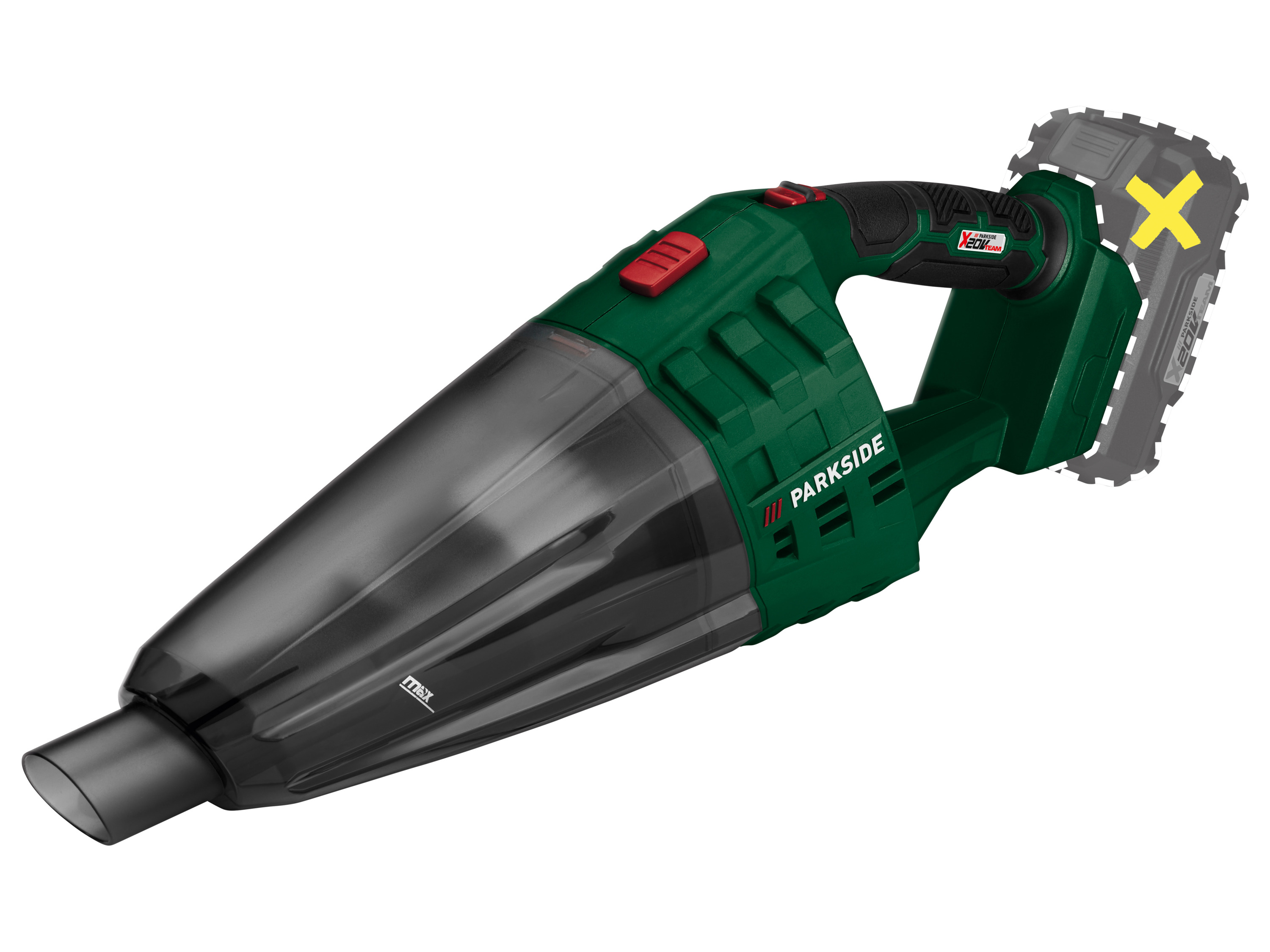 PARKSIDE Accu-kruimeldief 20 V, zonder accu en lader