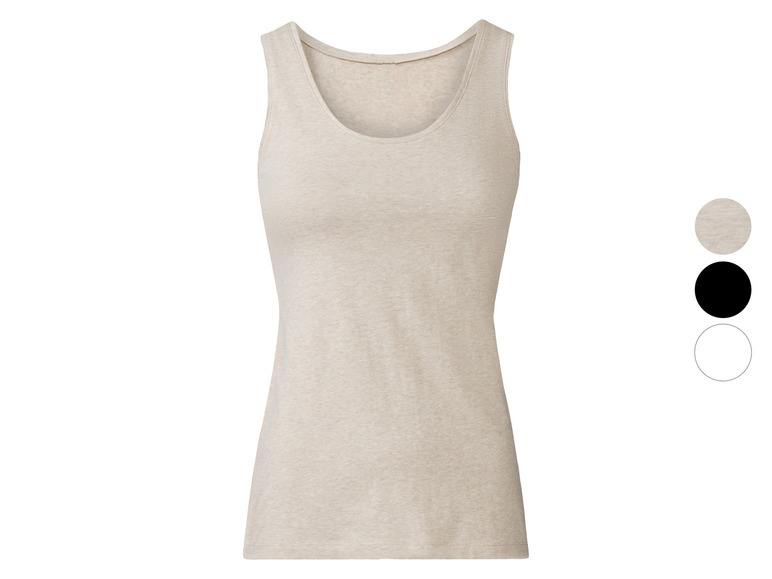 Ga naar volledige schermweergave: esmara® Dames onderhemd met hoog biologisch katoengehalte - afbeelding 1