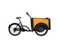 Zundapp Cargo elektrische bakfiets met houten laadbak.