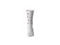 Witte sok met rode alfabetletters (C, D, I, J, K, Q, R, W, X, Y)