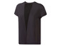 Zwart T-shirt met mesh panelen.
