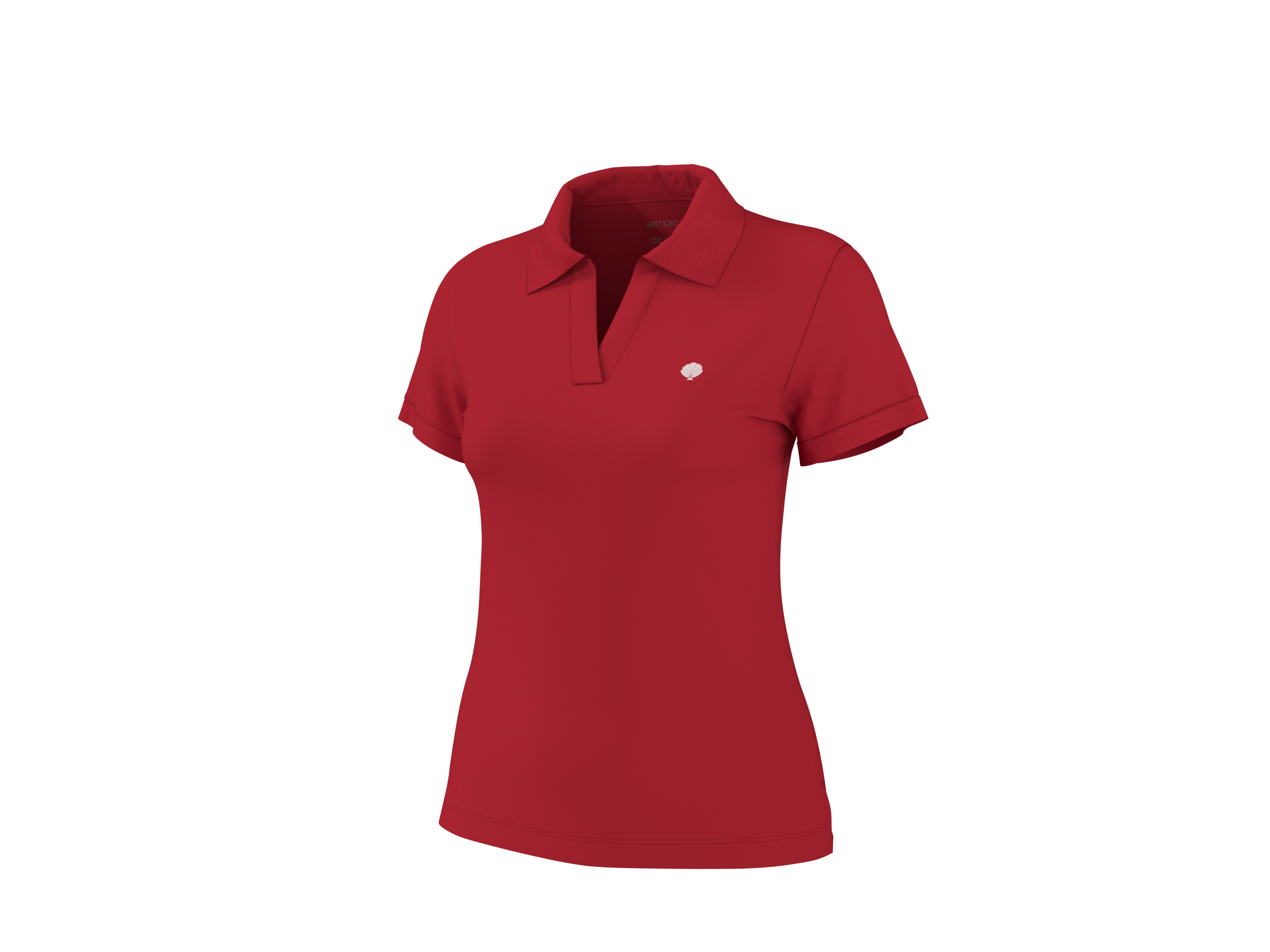 ESMARA Dames polo (Rood, XS (32/34))