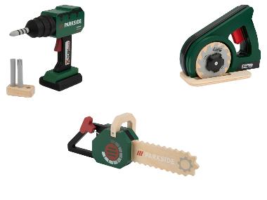 lupilu® Parkside® Houten kettingzaag, accu-schroevendraaier of cirkelzaag