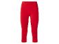 Rode, nauwsluitende capri broek voor dames.