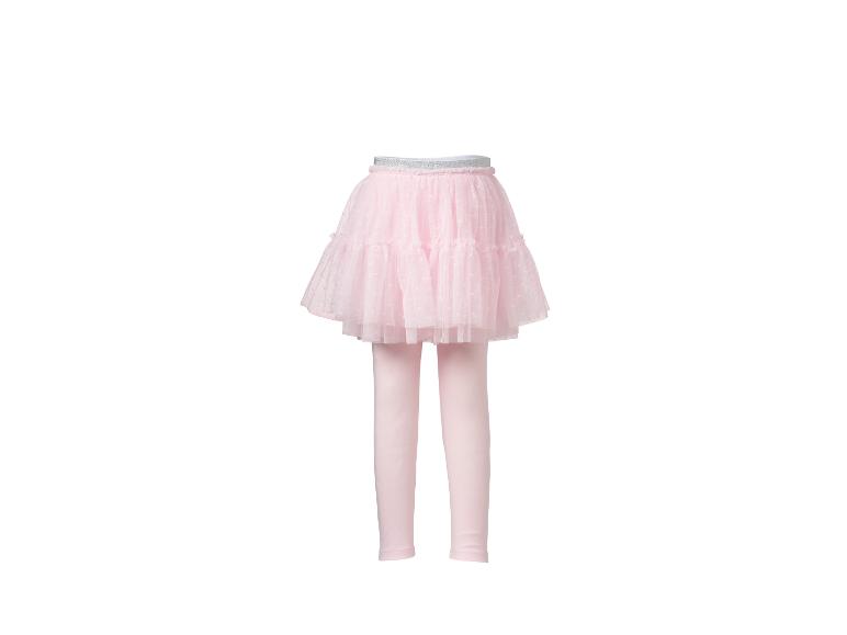 Roze legging met tule rok voor meisjes