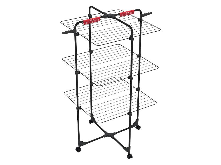 Vileda torenwasrek met 3 niveaus, zwart en rood
