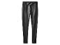 Zwarte imitatielederen legging