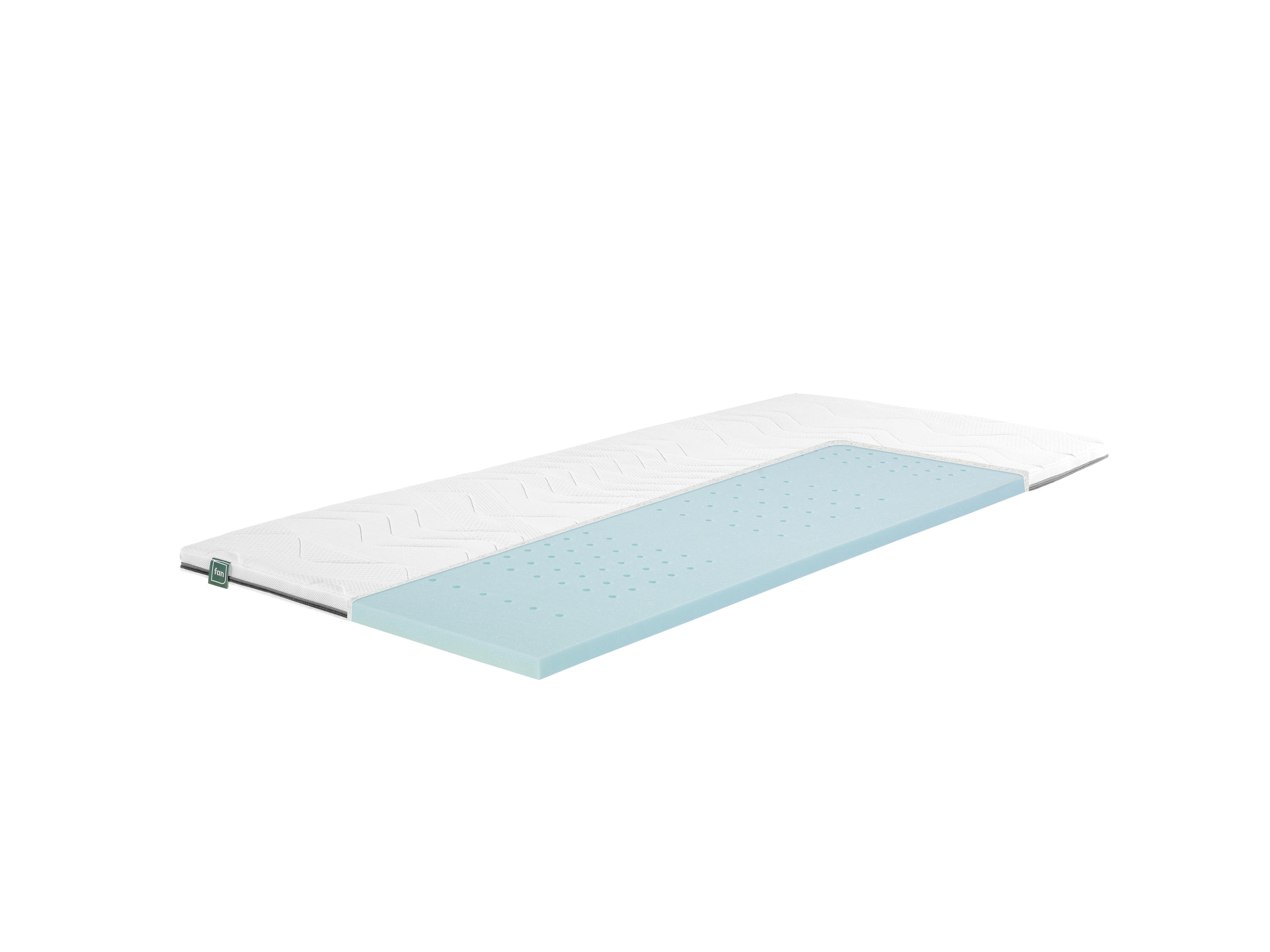 f.a.n. Hybrideschuim topper fan Flex Side Clima (Medium (H2), 120 x 200 cm)