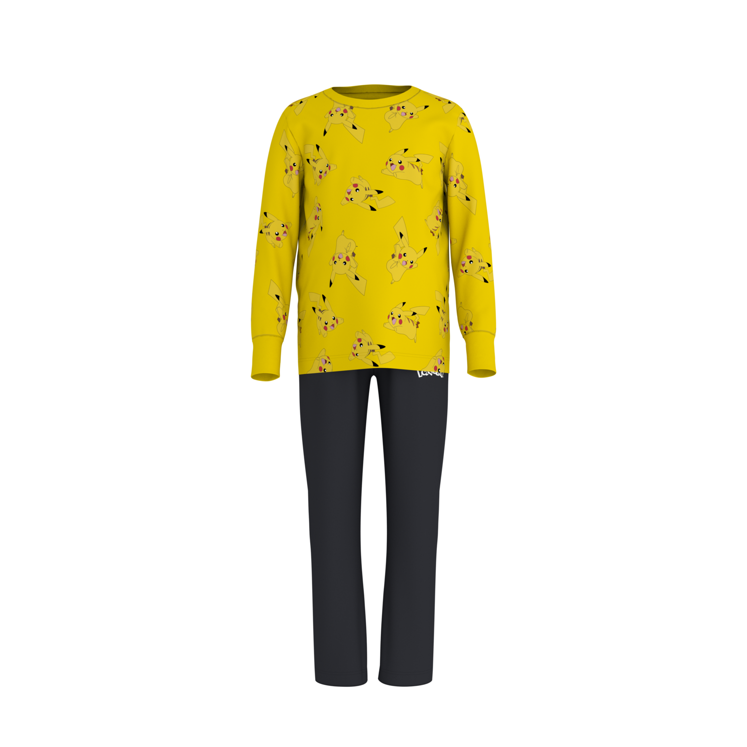 LUPILU Kinder pyjama (Geel, 122/128)