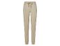 Lichtbeige joggingbroek met trekkoord.