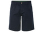 Donkerblauwe chino short met een klein paardenlogo.
