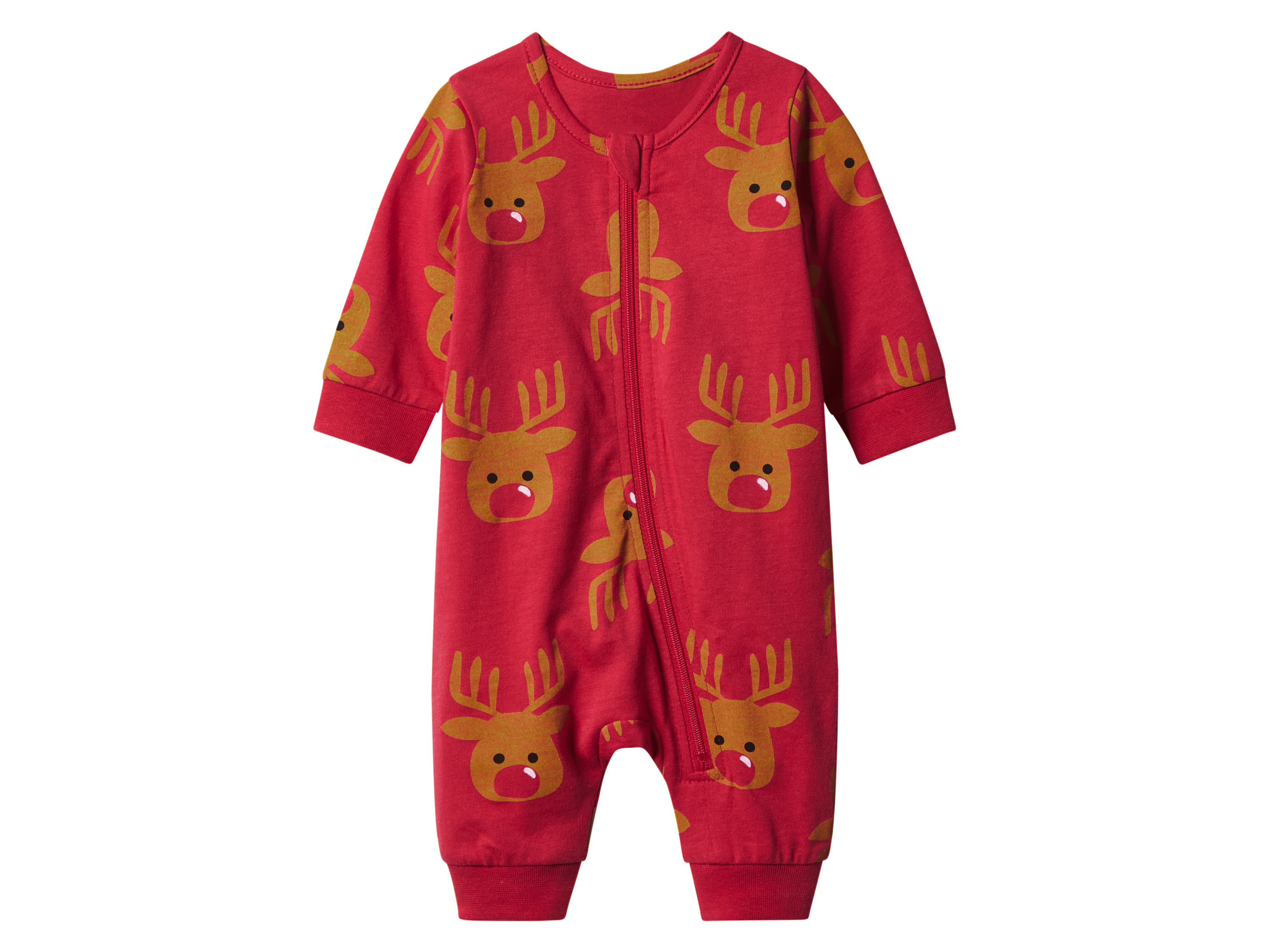 lupilu Baby kerstpyjama (Rood, 62-68)