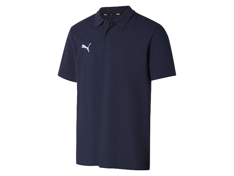 Korte mouw Puma polo shirt, donkerblauw.