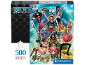 One Piece-puzzel van 500 stukjes met een kleurrijke anime-afbeelding.