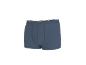 Blauwe boxershort voor heren met gestreepte tailleband.
