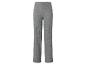 Grijze gebreide broek met geribbeld patroon