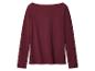 Bordeauxrode longsleeve met boothals