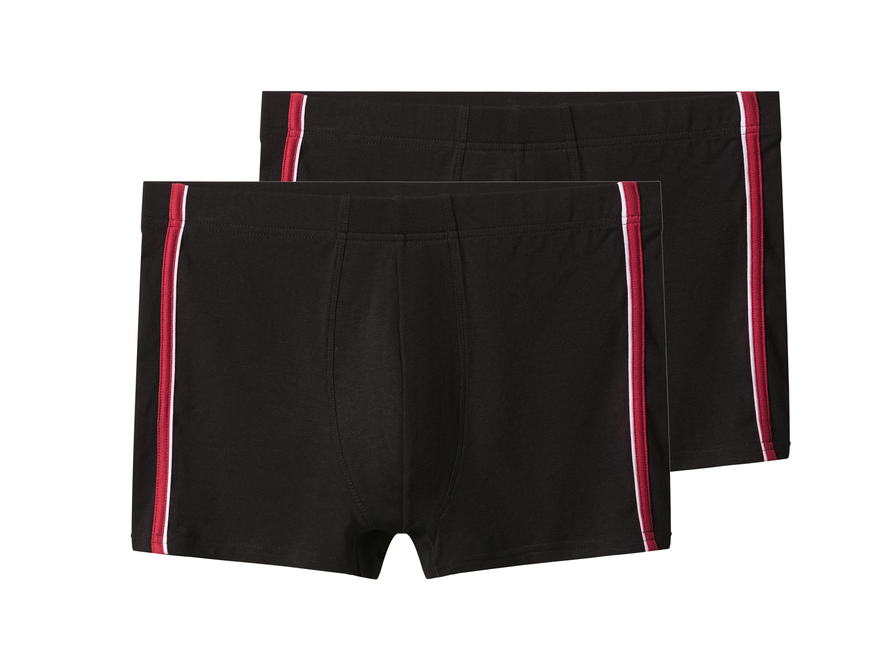 esmara Men Set van 2 heren boxers (Strepen zwart, XL)