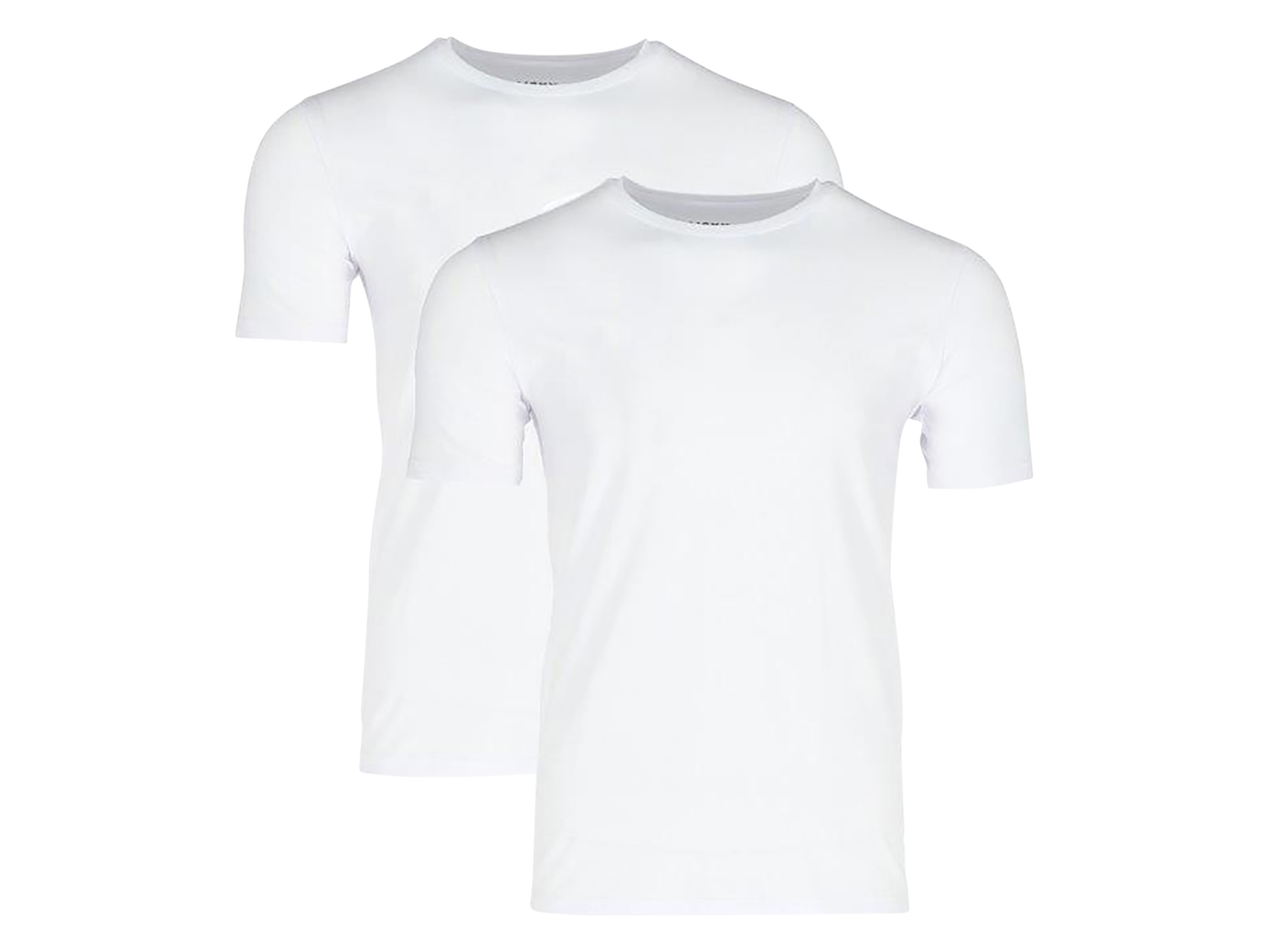 MEXX Set van 2 heren T-shirts (Ronde hals, wit, L)